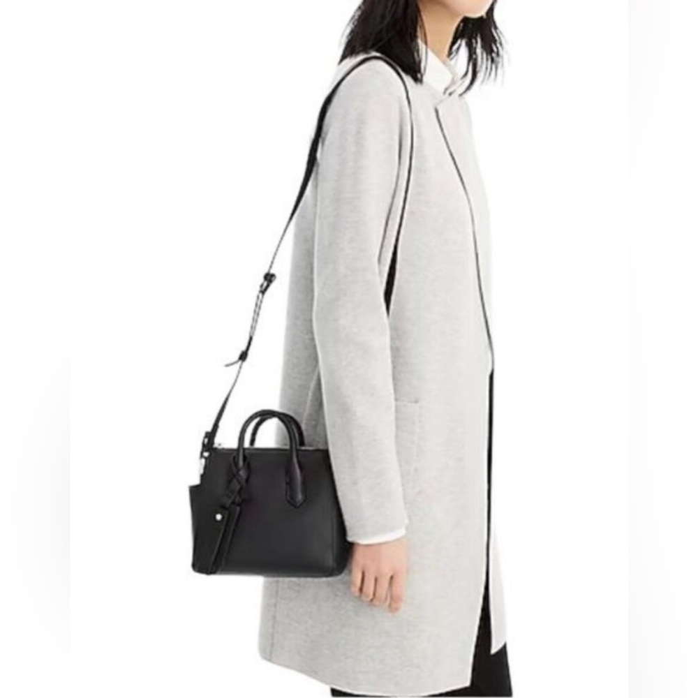 J Crew Juliette collarless sweater-blazer size S